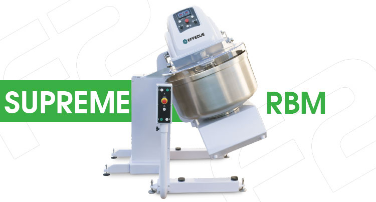 Automatic spiral mixer with lifter for table Mod.Supreme